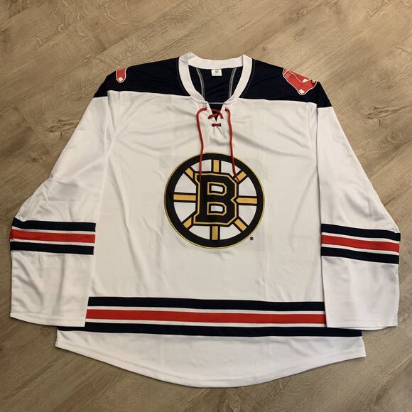 MLB Other - MLB NHL Boston Red Sox x Bruins Fenway Park SGA Hockey Jersey Men's XL White